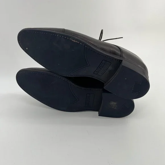 Charles Tyrwhitt Welted Cap-Toe Oxford Leather Brown Derby Shoes SHC0235CHC - Picture 5 of 7